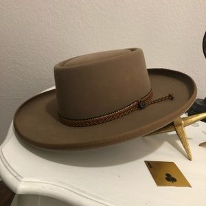 Buckaroo-style Merino Cowboy Hat, Size 7 1/8